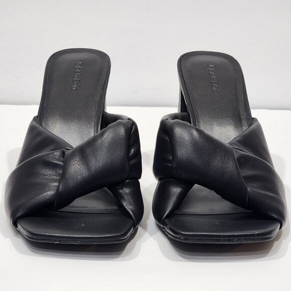 Open Edit Saydee‎ Heeled Sandals Black Size 11 - Picture 7 of 13